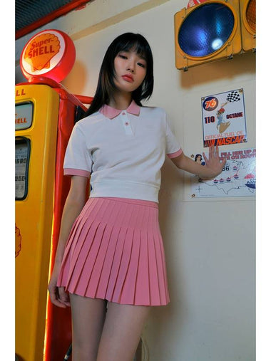 Pleated cute skirt pink - ROSIYA - BALAAN 1