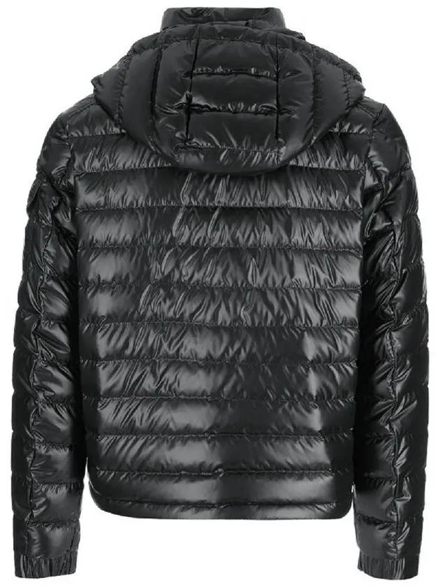 LAUROS Logo Patch Hooded Padded Jacket Black 1A000 94 595ZJ 999 - MONCLER - BALAAN 3