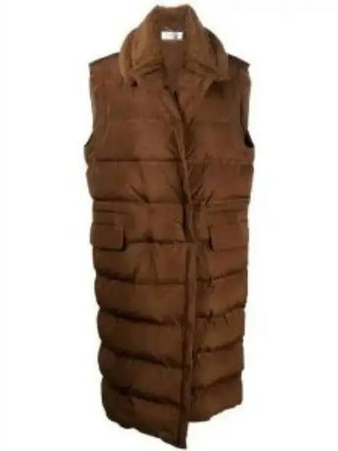 Women s Cocore Sleeveless Down Padding Brown 12960326600 - MAX MARA - BALAAN 1