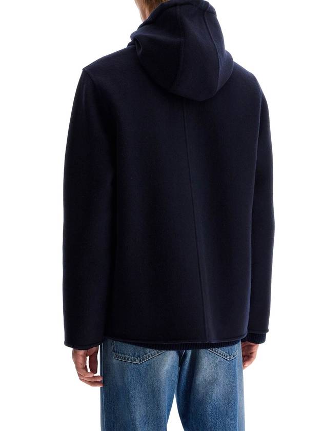 reversible wool caban coat - VALENTINO - BALAAN 3