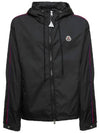 Men's Hattab Hooded Jacket Black - MONCLER - BALAAN 2