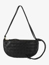 Intrecciato Shoulder Bag Black - BOTTEGA VENETA - BALAAN 2