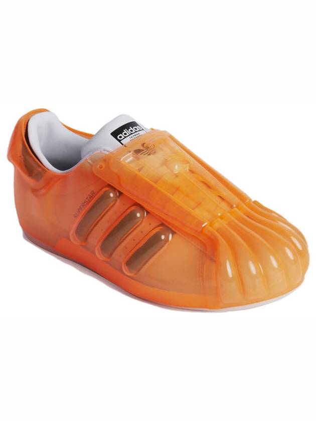 Superstar Bubble Low Top Sneakers Orange White - ADIDAS - BALAAN 4