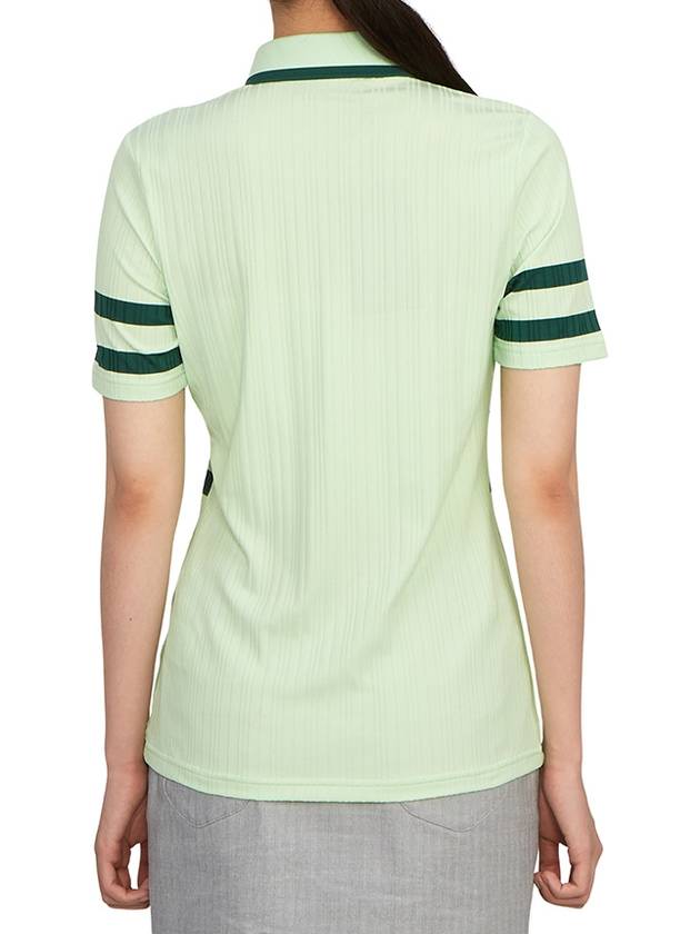 Women's Moira Polo Shirt Patina Green - J.LINDEBERG - BALAAN 5