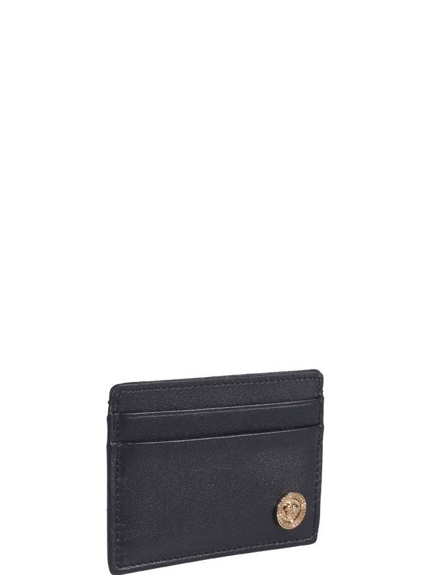 Circle Medusa Logo Two-tier Card Wallet Black - VERSACE - BALAAN 3