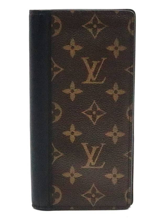 Women s Louis Vuitton M93800 Monogram Canvas Macassar Brazza Wallet Long gt Gangbuk used luxury goods - LOUIS VUITTON - BALAAN 2