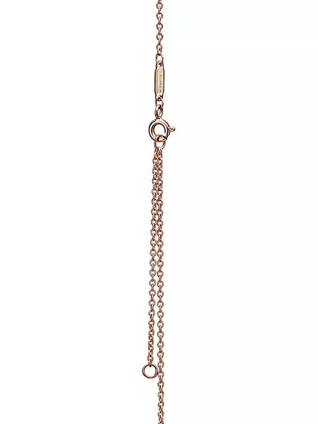 Tiffany note pendant rose gold necklace 70152479 - TIFFANY & CO. - BALAAN 3