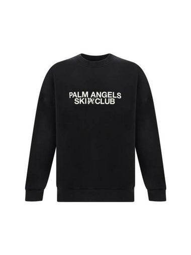 Sweater PMBA074R24FLE007 1001 BLACK WHITE - PALM ANGELS - BALAAN 1