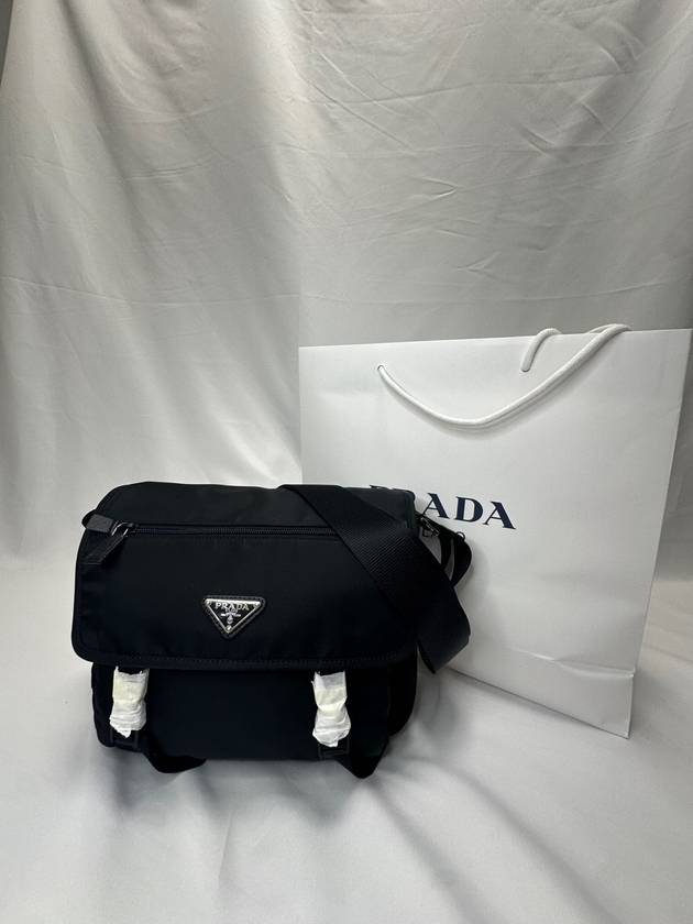 Tesuto NERO nylon buckle crossbag messenger bag 1BD953 - PRADA - BALAAN 1