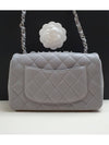 Classic Lambskin Mini Shoulder Bag Light Grey - CHANEL - BALAAN 3