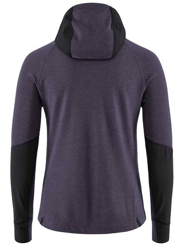 Women's Hugin Zip Up Hoodie Raven Purple Stone - KLATTERMUSEN - BALAAN 3