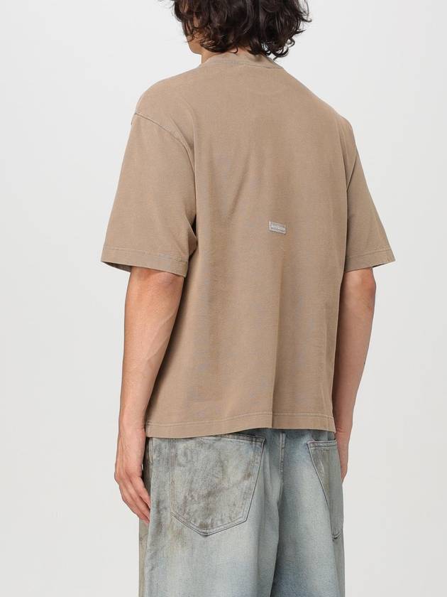 T-shirt in cotone con mini logo posteriore Acne Studios - ACNE STUDIOS - BALAAN 3