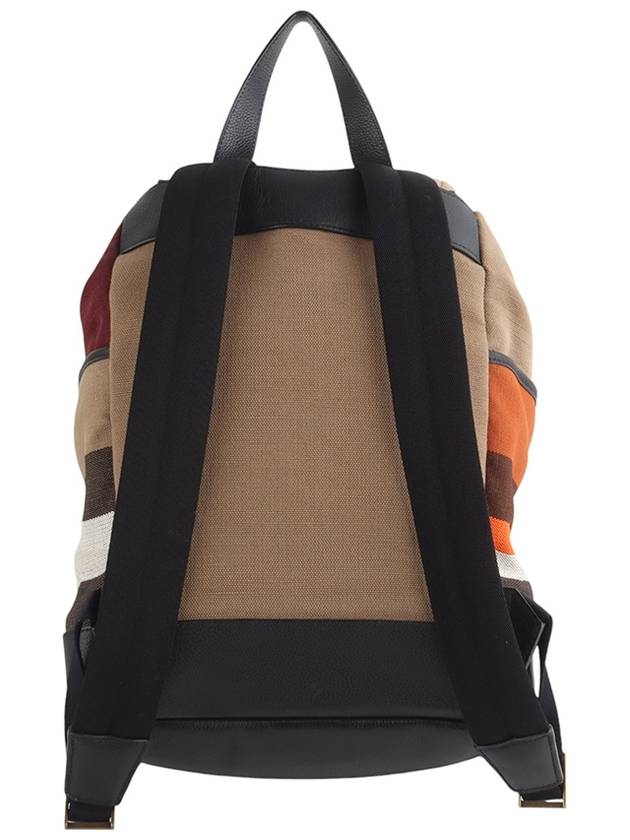 4013275 Driftone House Check Canvas Backpack 33565 2 - BURBERRY - BALAAN 3