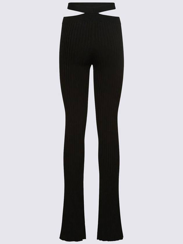 Andreādamo Black Viscose Blend Trousers - ANDREADAMO - BALAAN 2