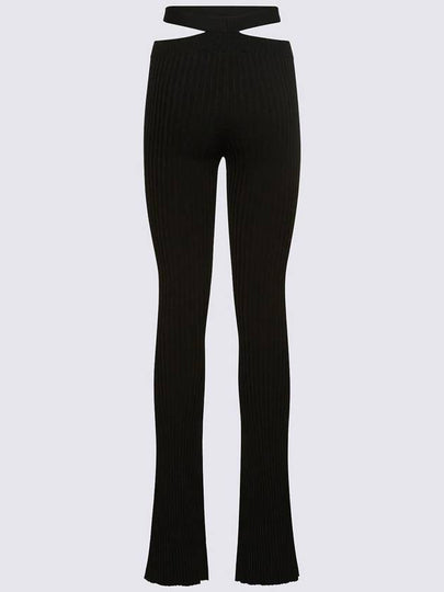 Andreādamo Black Viscose Blend Trousers - ANDREADAMO - BALAAN 2