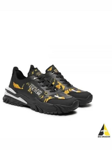 Trail Trek Chain Couture 77YA3SIB ZS891 G89 Track Sneakers - VERSACE - BALAAN 1