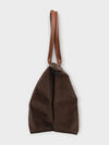 Le Pliage Original Medium Tote Bag Brown - LONGCHAMP - BALAAN 5