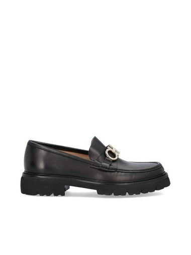 Men's Bleecker Gancini Loafers Black - SALVATORE FERRAGAMO - BALAAN 1