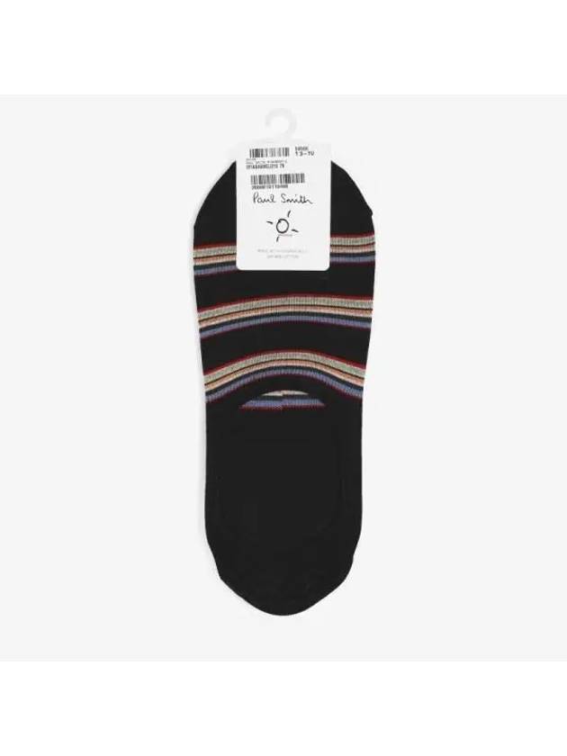 Striped Fake Cotton Socks Black - PAUL SMITH - BALAAN 3