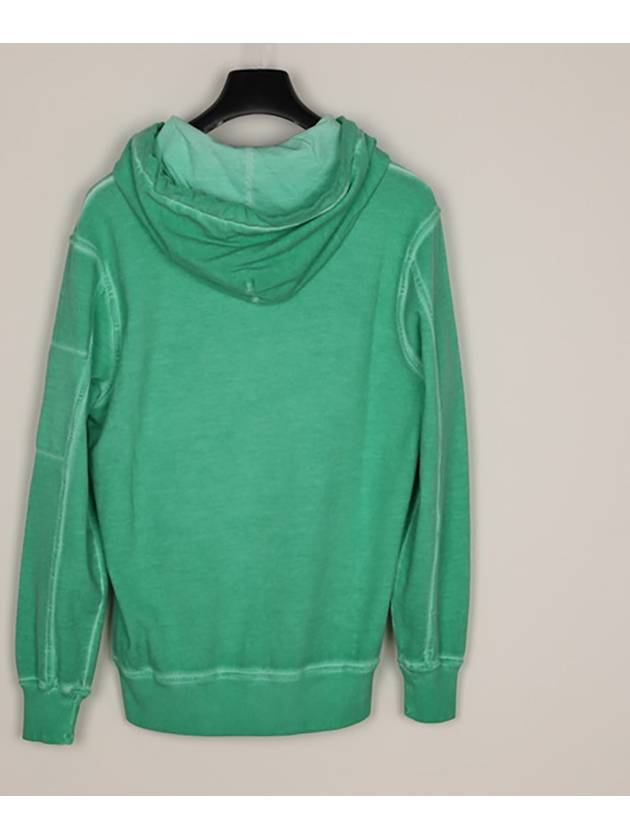 Lens Wappen Washing Hoodie Green - CP COMPANY - BALAAN 9