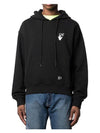 Caravaggio Arrow Oversized Hoodie Black - OFF WHITE - BALAAN 3