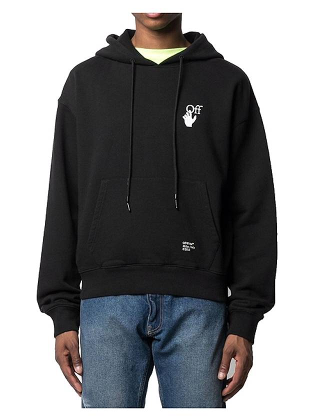 Caravaggio Arrow Oversized Hoodie Black - OFF WHITE - BALAAN 3