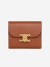 Triomphe Small Half Wallet Tan - CELINE - BALAAN 2