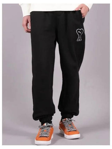 Puma Men s Black Jogger Sweatpants 535996 01 - AMI - BALAAN 1