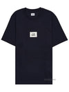 30/1 Jersey Logo Short Sleeve T-Shirt Navy - CP COMPANY - BALAAN 11