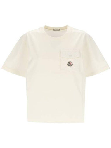 Short Sleeve T Shirt 8C00022 89AI9 034 White - MONCLER - BALAAN 1