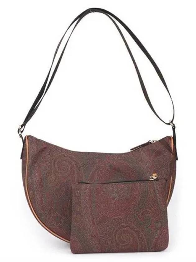 Paisley Half Moon Cross Bag Brown - ETRO - BALAAN 2