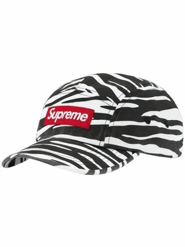 Washed Chino Twill Camp Ball Cap Zebra - SUPREME - BALAAN 1