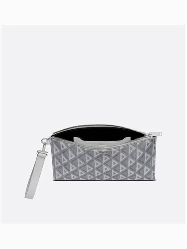 CD Diamond A5 Clutch Bag Grey - DIOR - BALAAN 4