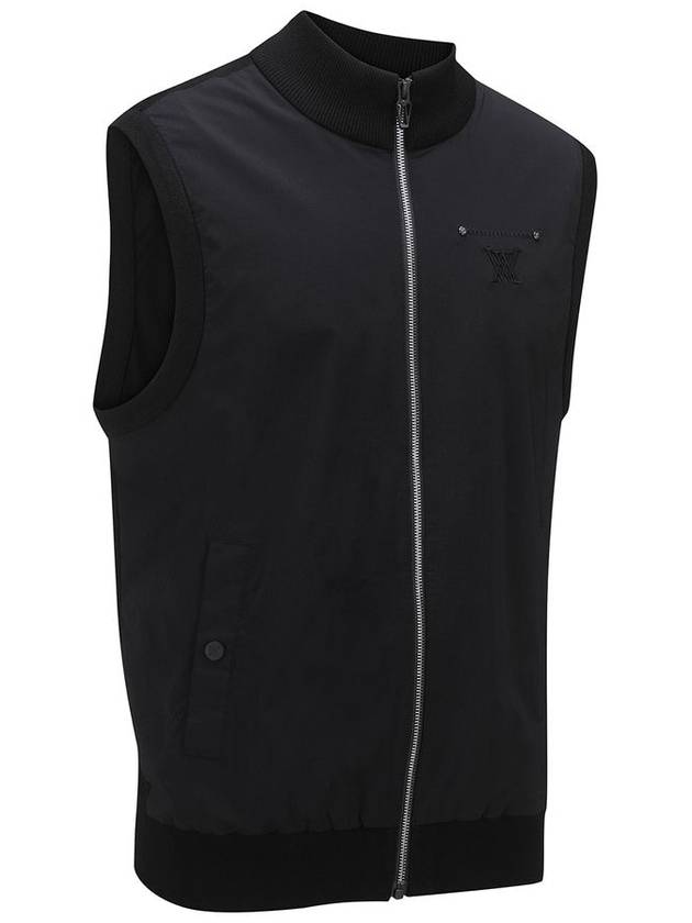 MEN WOOVEN MIXED KNIT VESTBK - ANEWGOLF - BALAAN 4