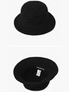 Micro Face Patch Bucket Hat Black - ACNE STUDIOS - BALAAN 4