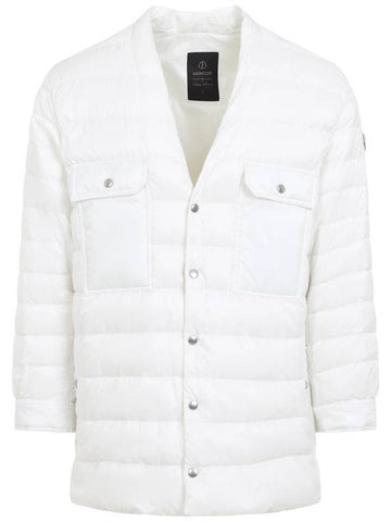 Rick Owens Down Shirt Padding White - MONCLER - BALAAN 1