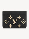 Monogram Empreinte Leather Card Wallet Black - LOUIS VUITTON - BALAAN 4