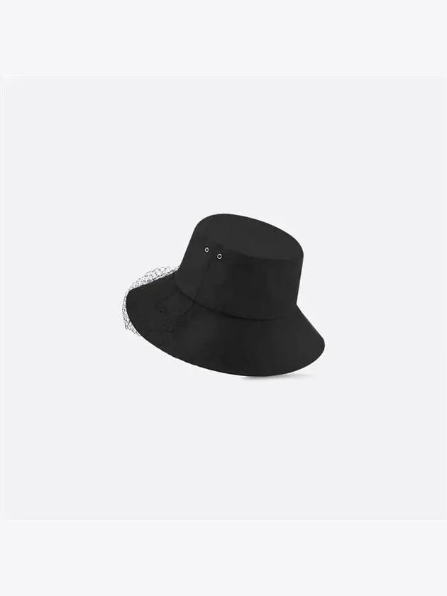 Teddy D Veil Bucket Hat Black - DIOR - BALAAN 2