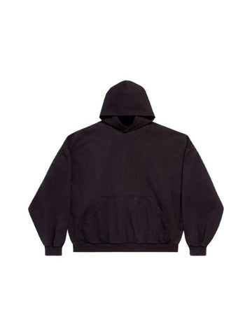 sample sticker round hood oversized black - BALENCIAGA - BALAAN 1