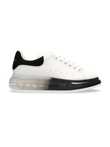 Women's Oversole Low Top Sneakers White Black - ALEXANDER MCQUEEN - BALAAN 1