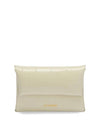 Logo Stamp Leather Card Wallet Chalk - JIL SANDER - BALAAN 1