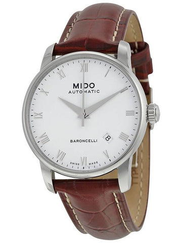 Mido Baroncelli Automatic White Dial Men's Watch M86004268 - MIDO - BALAAN 1