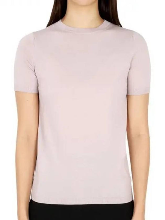 Women's Midas Cotton Knit Top Rosa Antico - MAX MARA - BALAAN 2