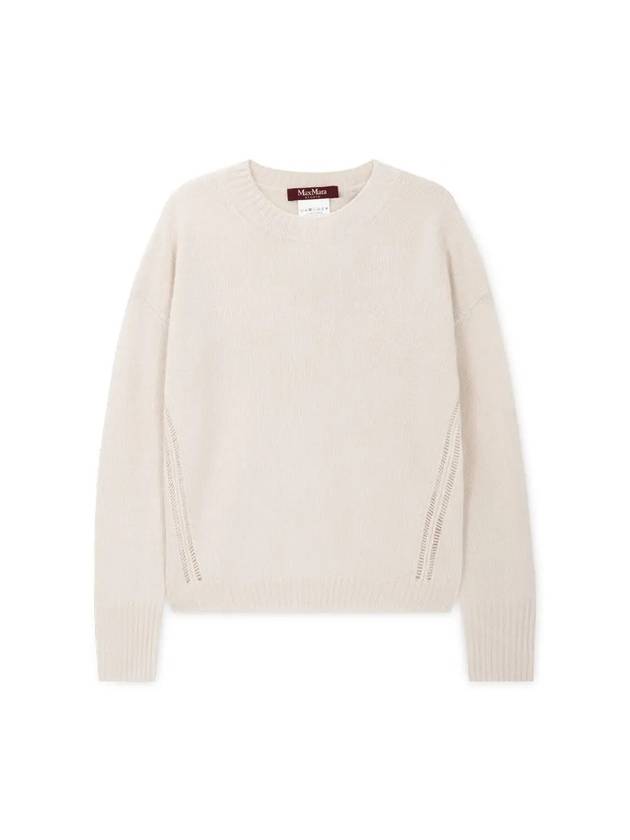 Women's Alinda Crew Neck Knit Top Ivory - MAX MARA - BALAAN 2