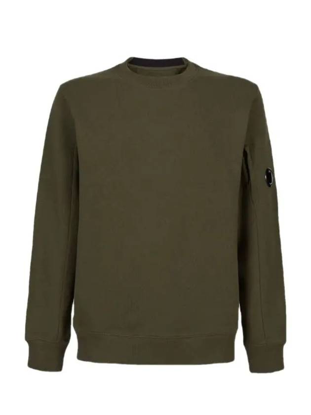 Diagonal Raised Fleece Sweatshirt Ivy Green - CP COMPANY - BALAAN 2