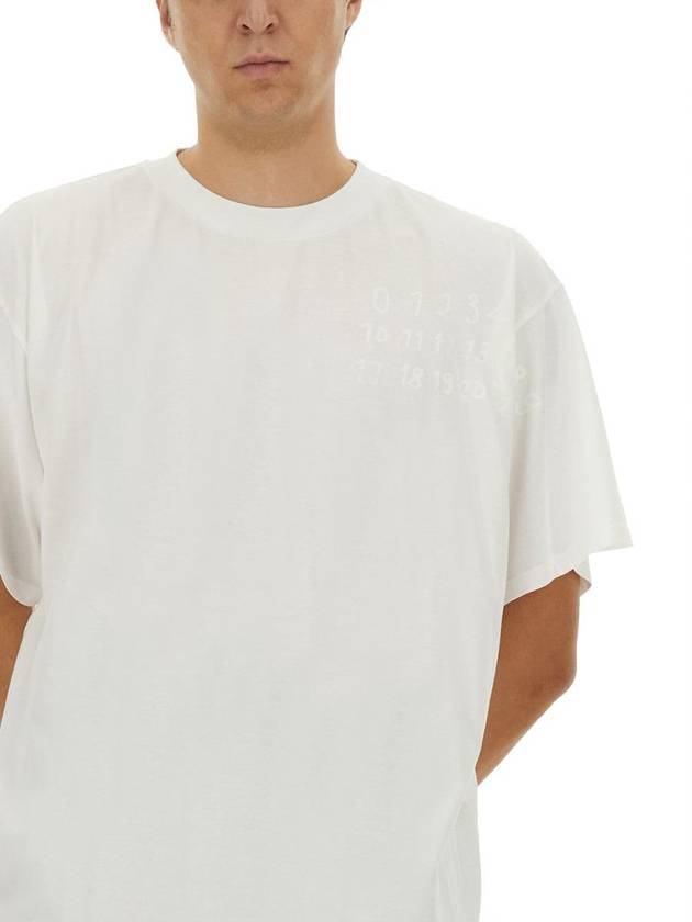 Mm6 Maison Margiela T-Shirt With Print - MAISON MARGIELA - BALAAN 4