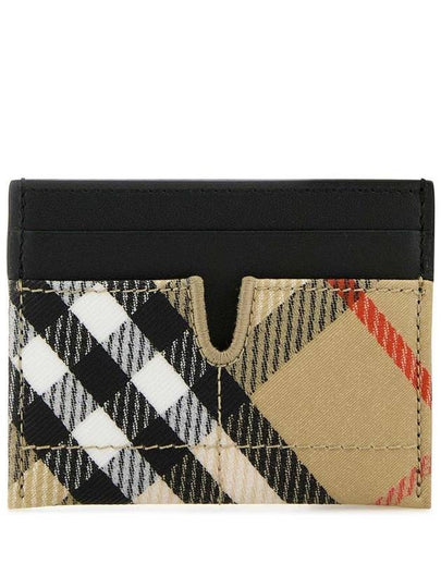 Snip Check Card Wallet Sand - BURBERRY - BALAAN 2