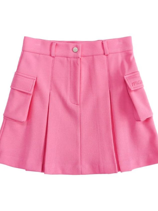 Vivid Cargo Skirt PINK - MONBIRDIE GOLF - BALAAN 2