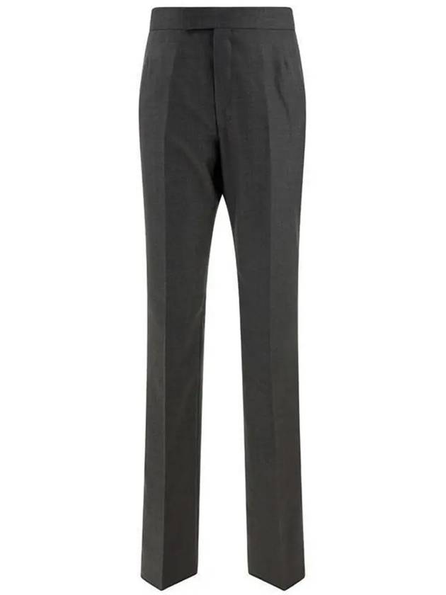 Super 120S Twill Classic Backstrap Trouser Pants Dark Grey - THOM BROWNE - BALAAN 3