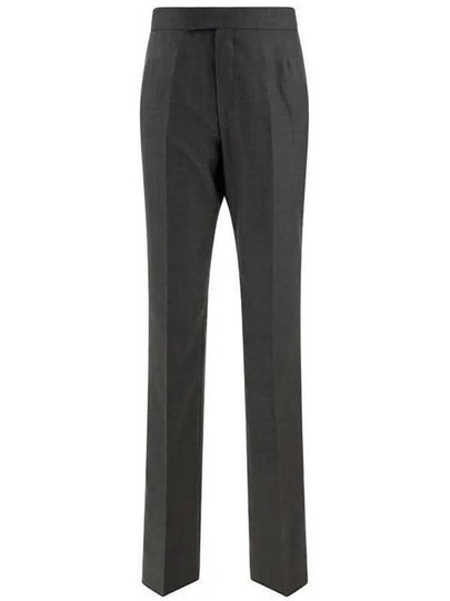 Super 120S Twill Classic Backstrap Trouser Pants Dark Grey - THOM BROWNE - BALAAN 2